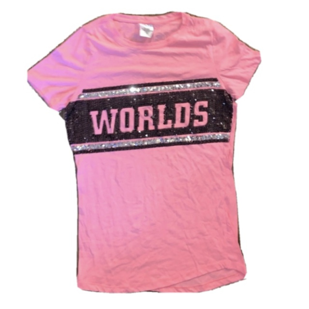 WORLDS Pink & Black Top - Picture 5 of 5